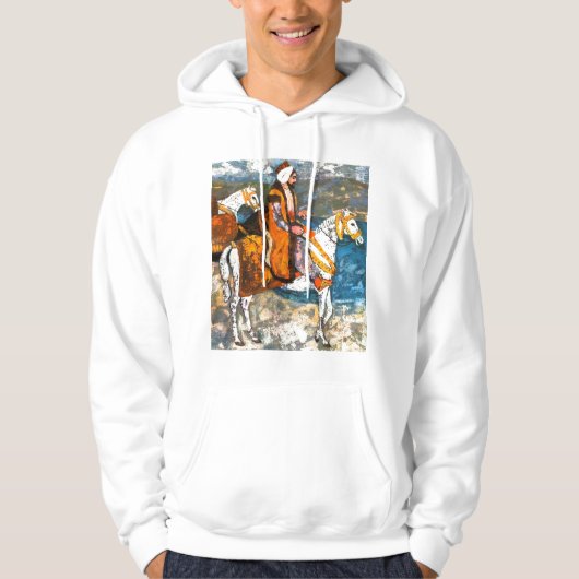 Arabischer Reiter Hoodie (Vorderseite)
