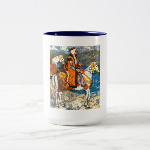 Arabischer Reiter Zweifarbige Tasse