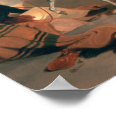 Arabischer Stallion Poster (Ecke)