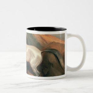 Arabischer Stallion Zweifarbige Tasse