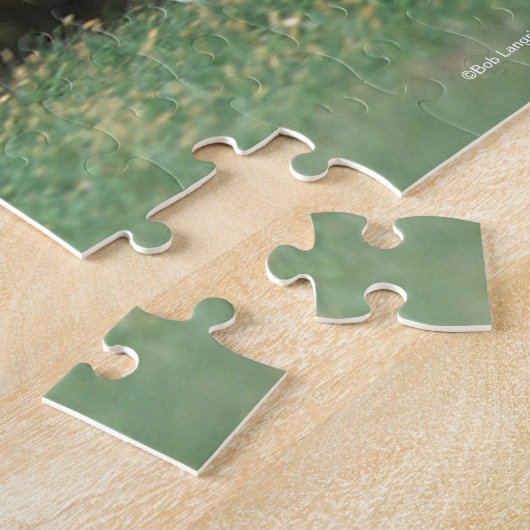 Arabischer Stalon, der Mist und Schwanz flammt Puzzle (Seite)