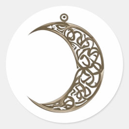 arabischer Stil Runder Aufkleber