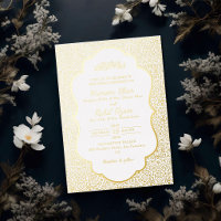 Arabischer weißer Marmor Crème Gold Muslimische Ho