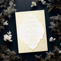 Arabischer weißer Marmor Crème Gold Muslimische Ho
