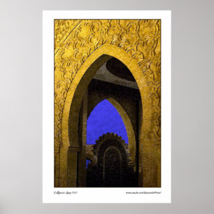 Arabisches Archades Poster