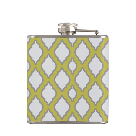 Arabisches Art-Muster Flachmann (Rückseite)