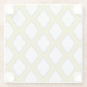 Arabisches Art-Muster Glasuntersetzer (Rückseite)