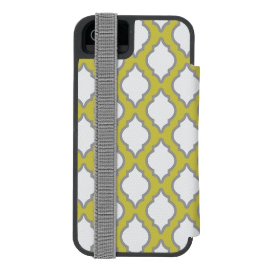 Arabisches Art-Muster Incipio iPhone Geldbeutel-Hülle (Folio Rückseite)