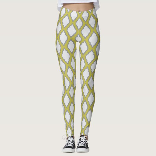 Arabisches Art-Muster Leggings (Vorderseite)