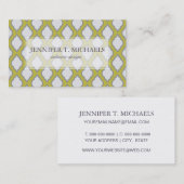 Arabisches Art-Muster Visitenkarte (Vorne/Hinten)