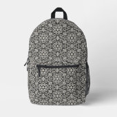arabisches Blumenmuster Bedruckter Rucksack (Vorderseite)