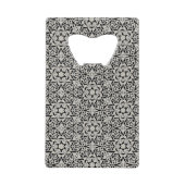 Arabisches Blumenmuster Geldbeutel Flaschenöffner (Vorderseite)