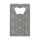 Arabisches Blumenmuster Geldbeutel Flaschenöffner (Rückseite)