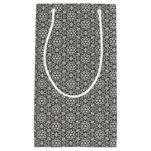Arabisches Blumenmuster Kleine Geschenktüte (Vorderseite)