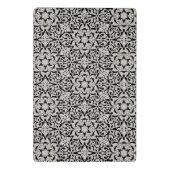 Arabisches Blumenmuster Mini Klemmbrett (Rückseite)