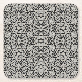 Arabisches Blumenmuster Rechteckiger Pappuntersetzer (Vorderseite)