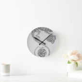 Arabisches Calligrpahy Runde Wanduhr (Zuhause)