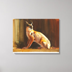 Arabisches Caracal 2010 Leinwanddruck
