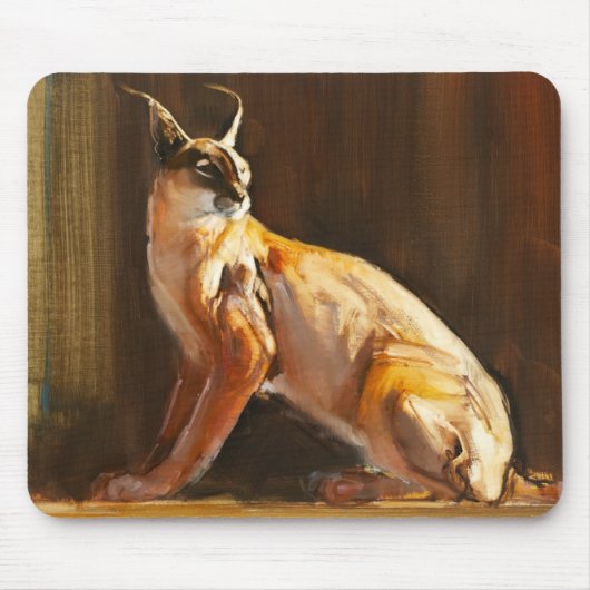 Arabisches Caracal 2010 Mousepad (Vorne)