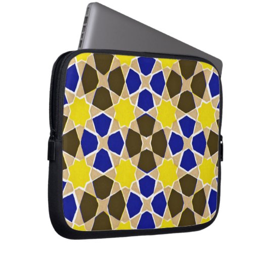 Arabisches Design #8 in Emporio Moffa Laptopschutzhülle (Vorne Rechts)