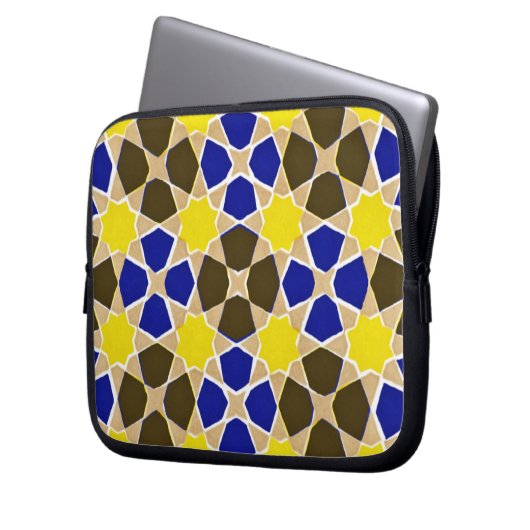 Arabisches Design #8 in Emporio Moffa Laptopschutzhülle (Vorderseite Links)