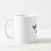 Arabisches Englisch Schönes Zitat Design Kaffeetasse (Links)