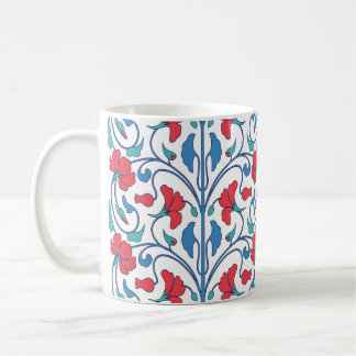 Arabisches florales nahtloses Vintage-Muster. Kaffeetasse