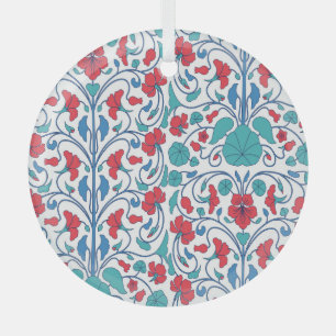 Arabisches florales nahtloses Vintage-Muster. Ornament Aus Glas