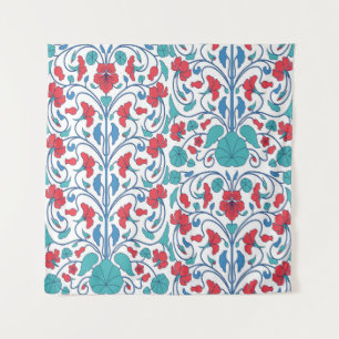 Arabisches florales nahtloses Vintage-Muster. Wandteppich