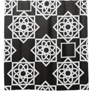 Arabisches geometrisches Muster. Die Einrichtung. Duschvorhang