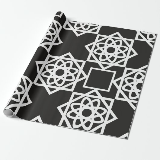 Arabisches geometrisches Muster. Die Einrichtung.  Geschenkpapier (Ungerollt)