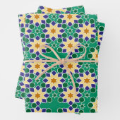 Arabisches geometrisches Muster Geschenkpapier Set (Beispiel)
