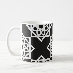 Arabisches geometrisches Muster. Kunstdekor. Islam Kaffeetasse