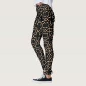 Arabisches islamisches goldenes Muster Leggings (Links)