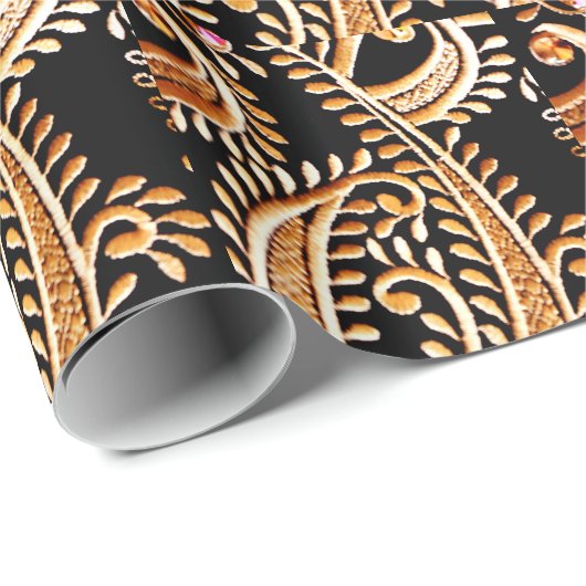 arabisches Kleid Geschenkpapier (Rolleneckpunkt)