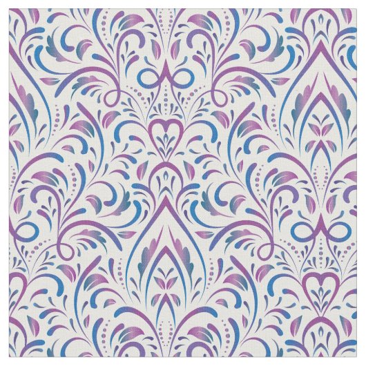 Arabisches Lila-Muster Stoff (Nahaufnahme)