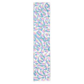 arabisches Liniendesign Kurzer Tischläufer (Vorderseite)