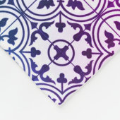 arabisches marokkanisches Design Fleecedecke (Ecke)