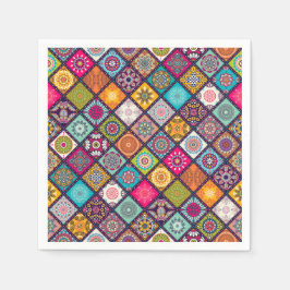 Arabisches marokkanisches Mandala-Party Serviette