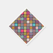 Arabisches marokkanisches Mandala-Party Serviette (Ecke)