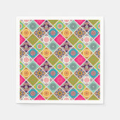 Arabisches marokkanisches Mandala-Party Serviette (Vorderseite)