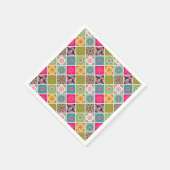 Arabisches marokkanisches Mandala-Party Serviette (Ecke)