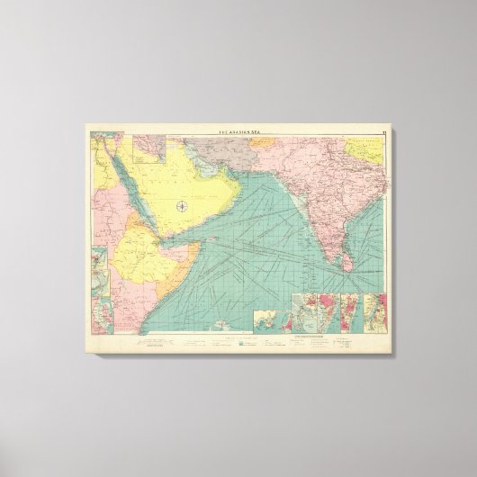 Arabisches Meer Leinwanddruck (Vorderseite)