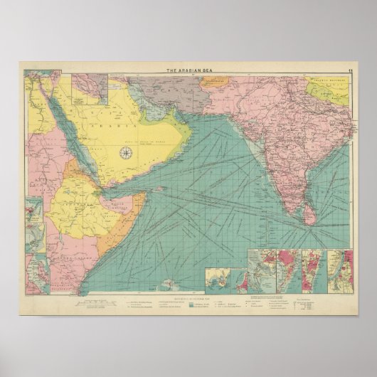 Arabisches Meer Poster (Vorne)