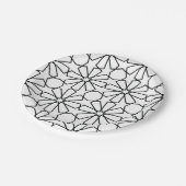 Arabisches Muster des islamischen geometrischen Mu Pappteller (Schrägansicht)