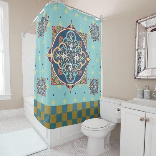 Arabisches Muster - Duschvorhang (Beispiel)