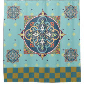 Arabisches Muster - Duschvorhang (Vorderseite)