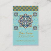 Arabisches Muster - Visitenkarte (Vorderseite)