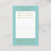 Arabisches Muster - Visitenkarte (Rückseite)