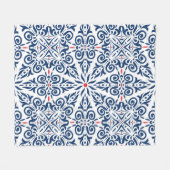 Arabisches nahtloses Muster. farbiger Hintergrund Fleecedecke (Vorderseite (Horizontal))